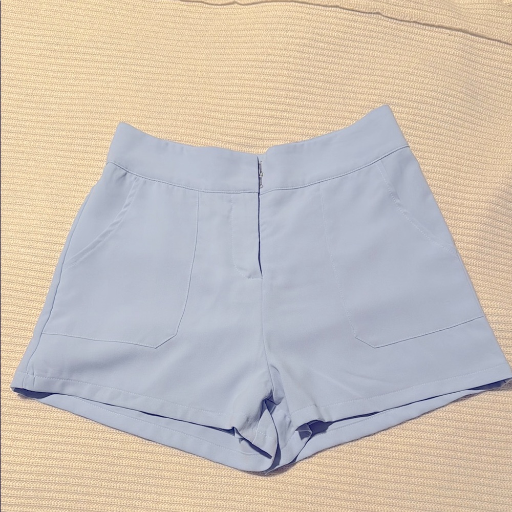 Baby Blue High Rise Shorts